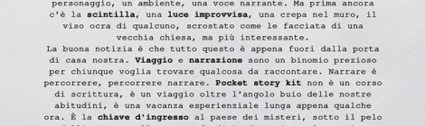 Pocket story kit con Mario Pistacchio e Laura Toffanello