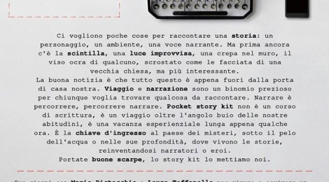 Pocket story kit con Mario Pistacchio e Laura Toffanello